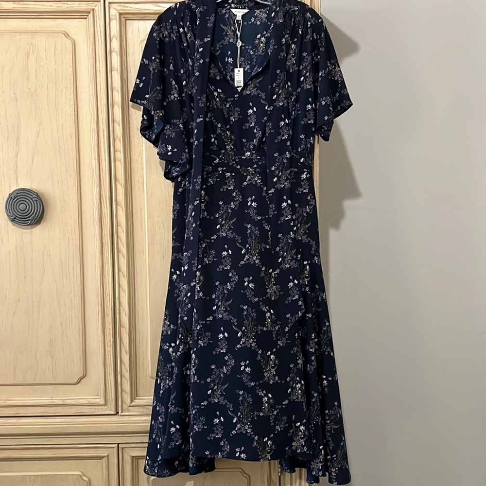 Max Studio midi crepe dress